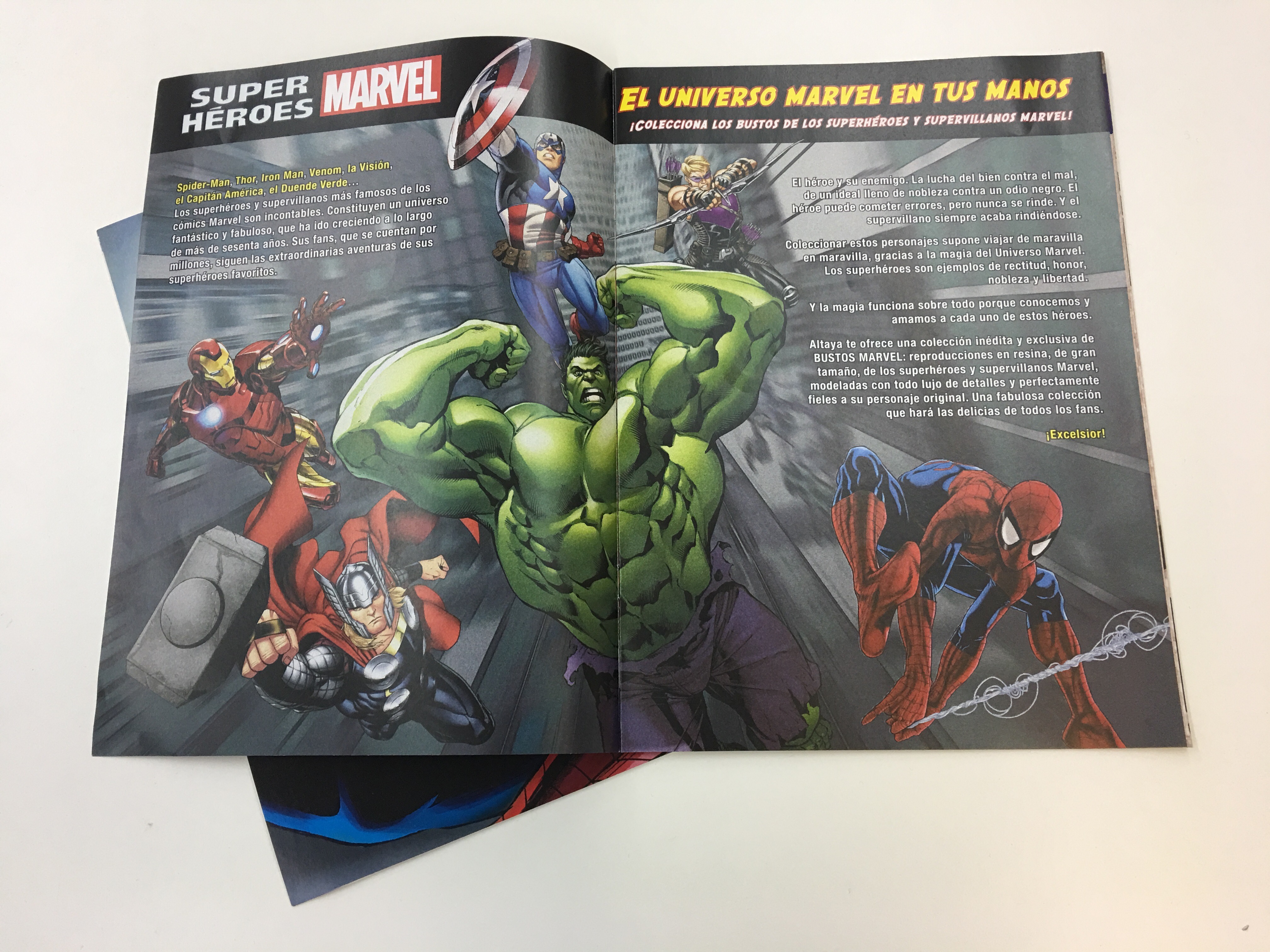 Super Héroes de Marvel. Bustos de colección