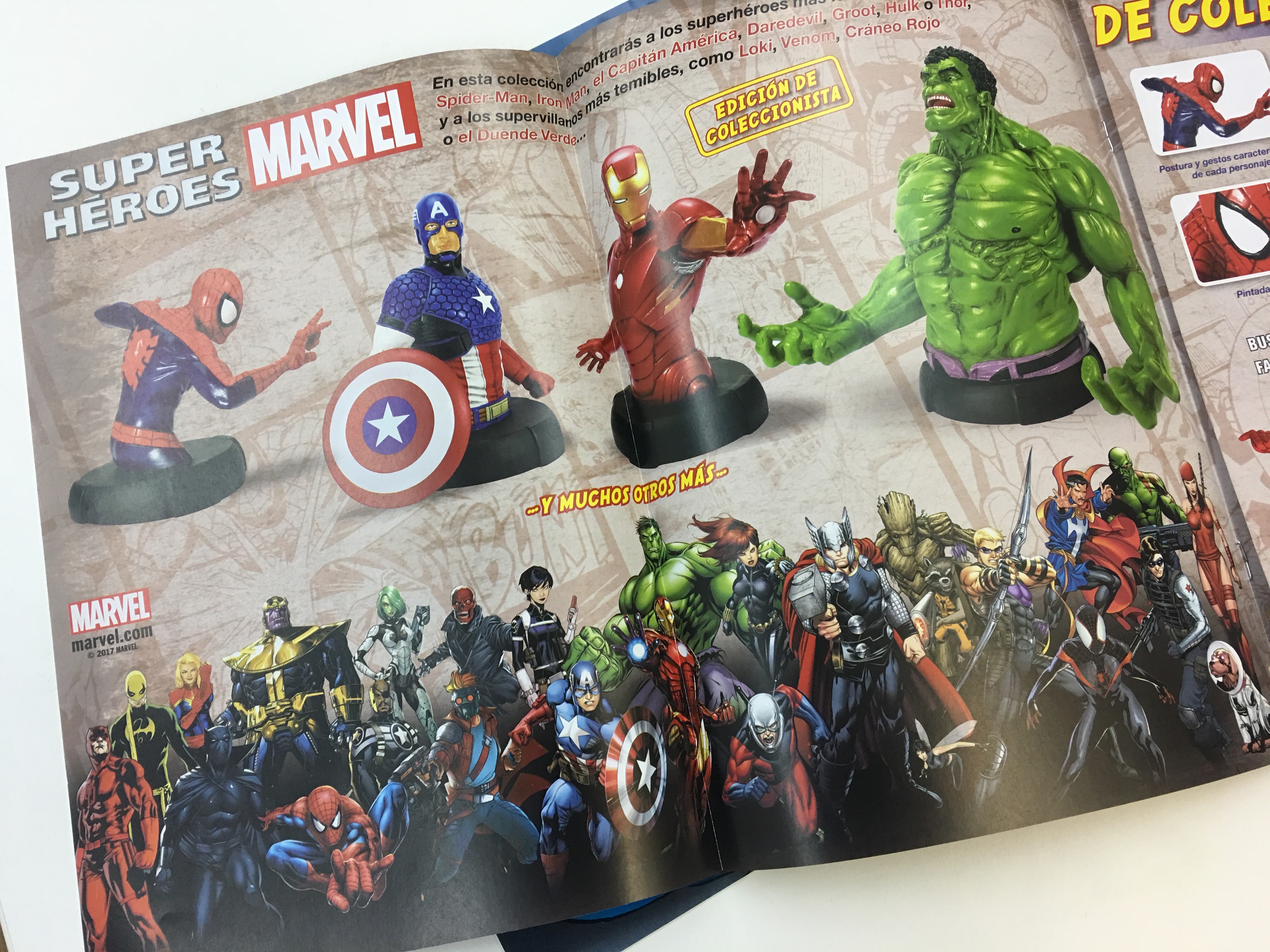 Super Héroes de Marvel. Bustos de colección