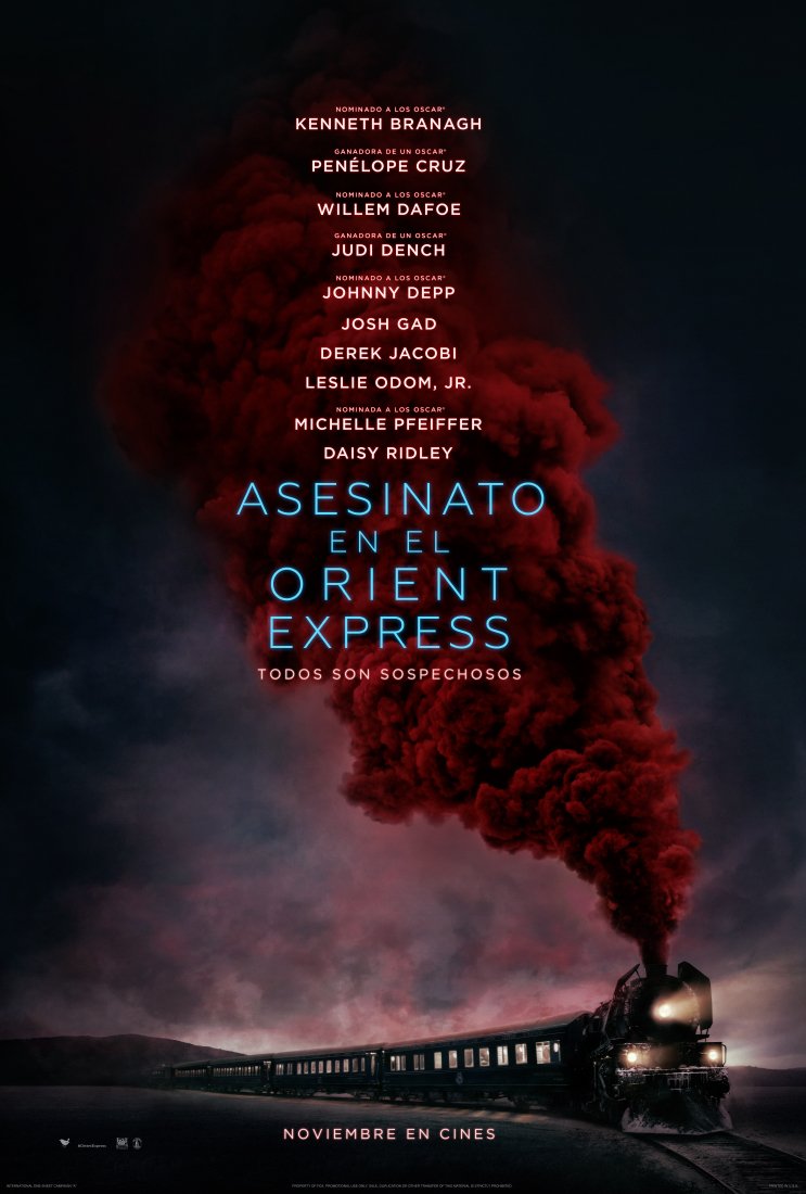 'Asesinato en el Orient Express' Nuevo póster de la adaptación de la novela de Agatha Christie 'Asesinato en el Orient Express' Nuevo póster de la adaptación de la novela de Agatha Christie