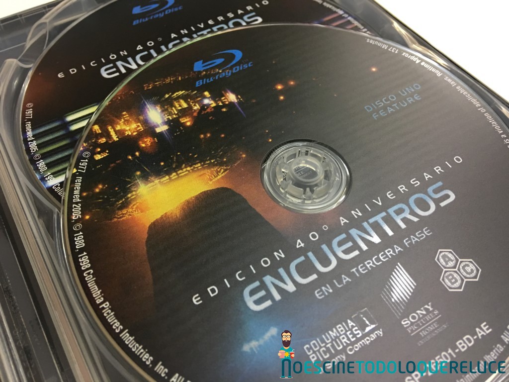 ‘Encuentros en la tercera fase’: Reportaje fotográfico y detalles de la edición Steelbook (2 discos Blu-ray)