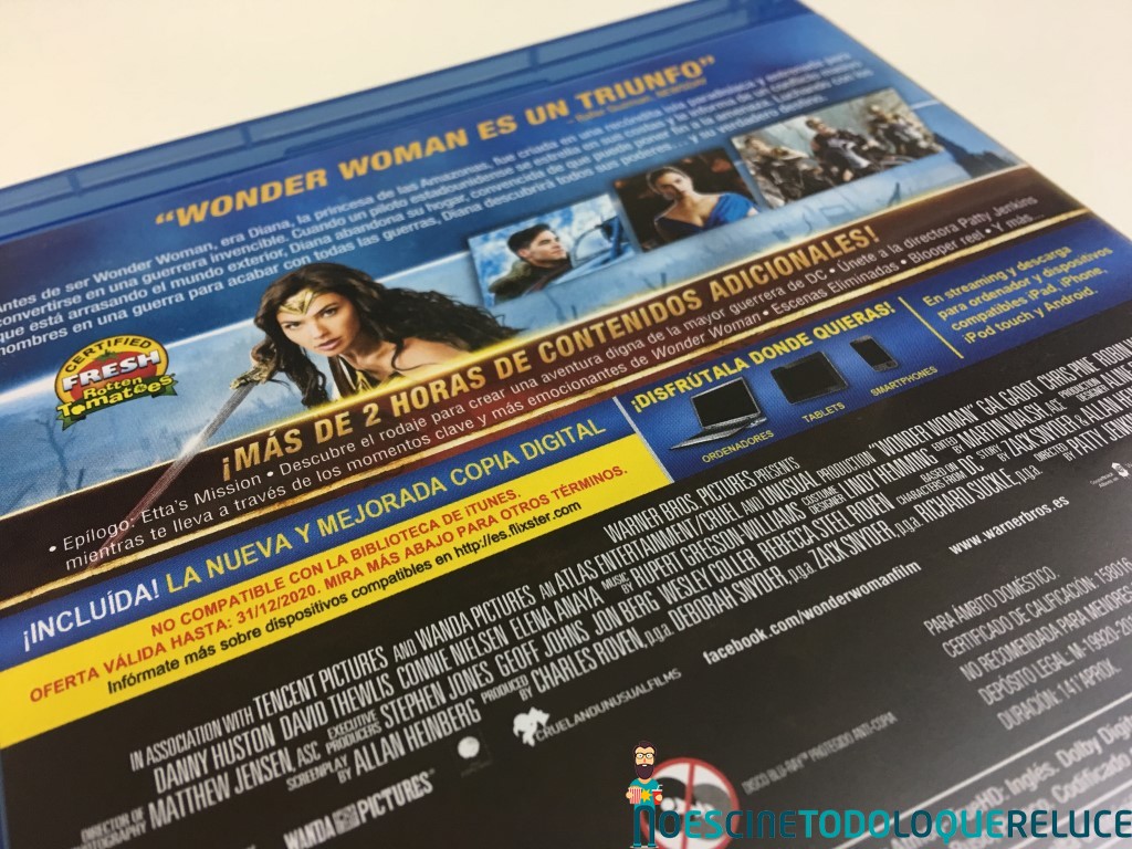 ‘Wonder Woman’: Reportaje fotográfico y detalles de la edición Steelbook (Blu-ray + Blu-ray 3D)
