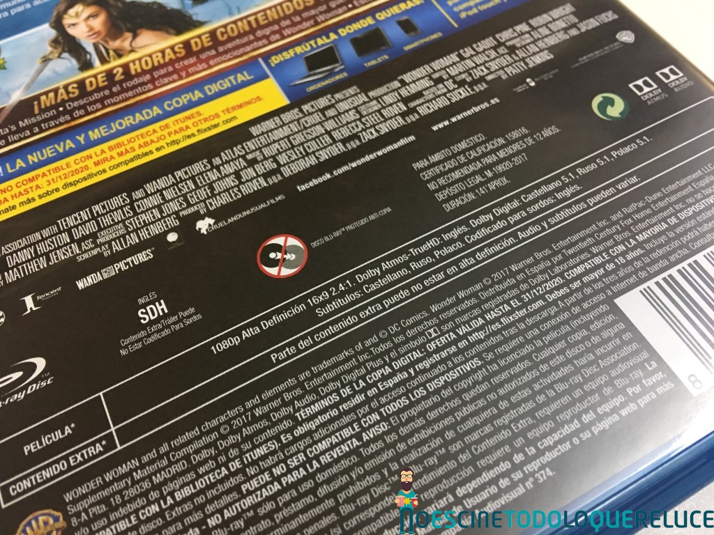 ‘Wonder Woman’: Reportaje fotográfico y detalles de la edición Steelbook (Blu-ray + Blu-ray 3D)