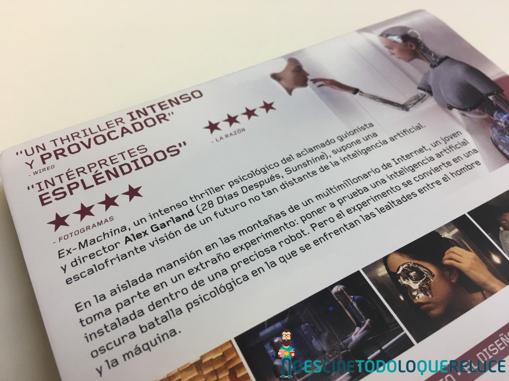 ‘Ex_Machina’: Reportaje fotográfico y análisis de la edición Steelbook (Blu-ray)