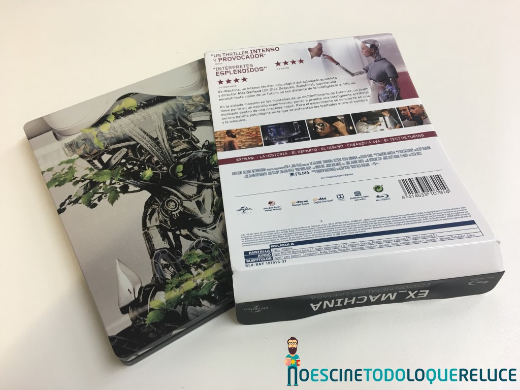 ‘Ex_Machina’: Reportaje fotográfico y análisis de la edición Steelbook (Blu-ray)