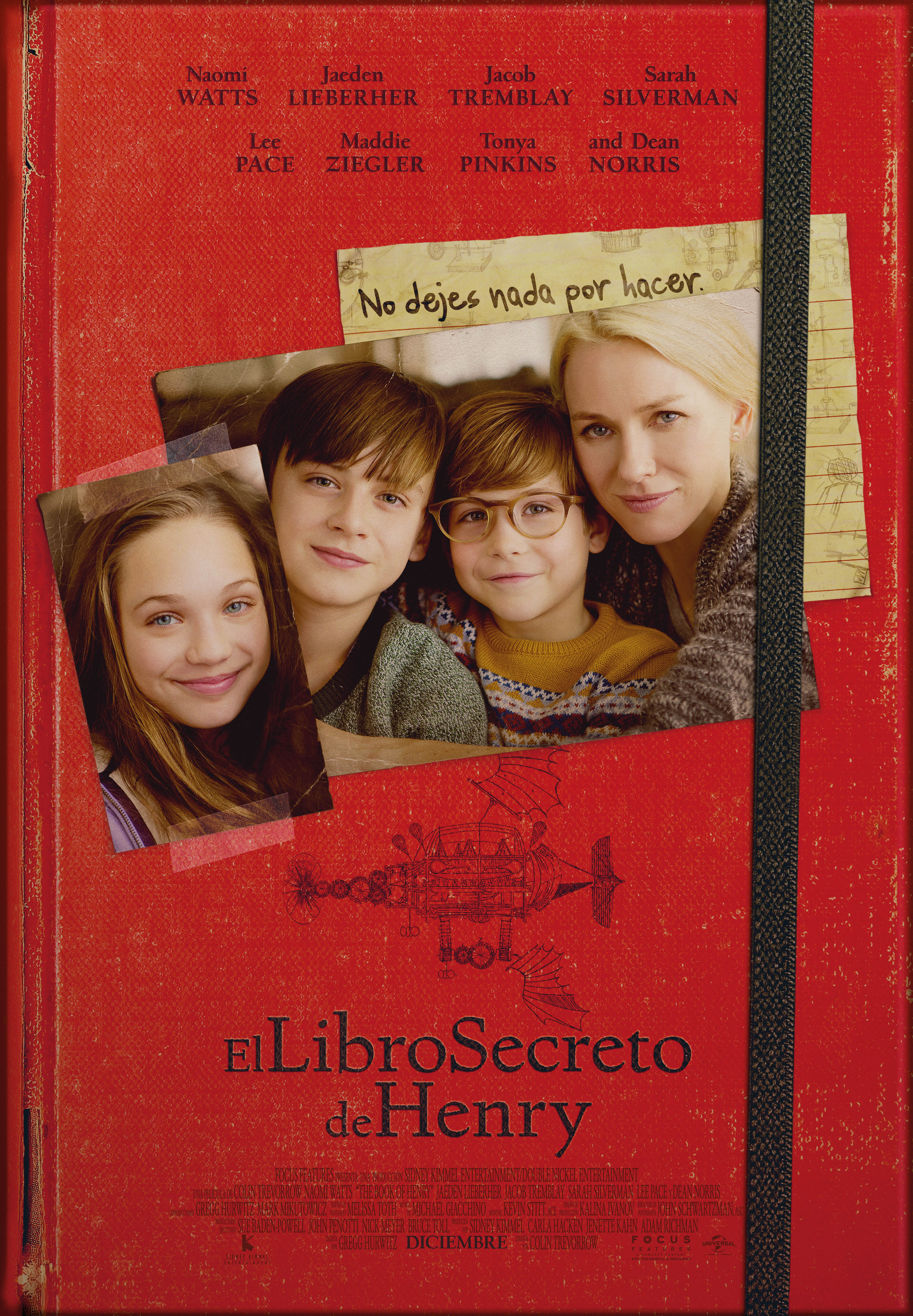 'El libro secreto de Henry': Póster y tráiler español de la película de Colin Trevorrow con Naomi Watts