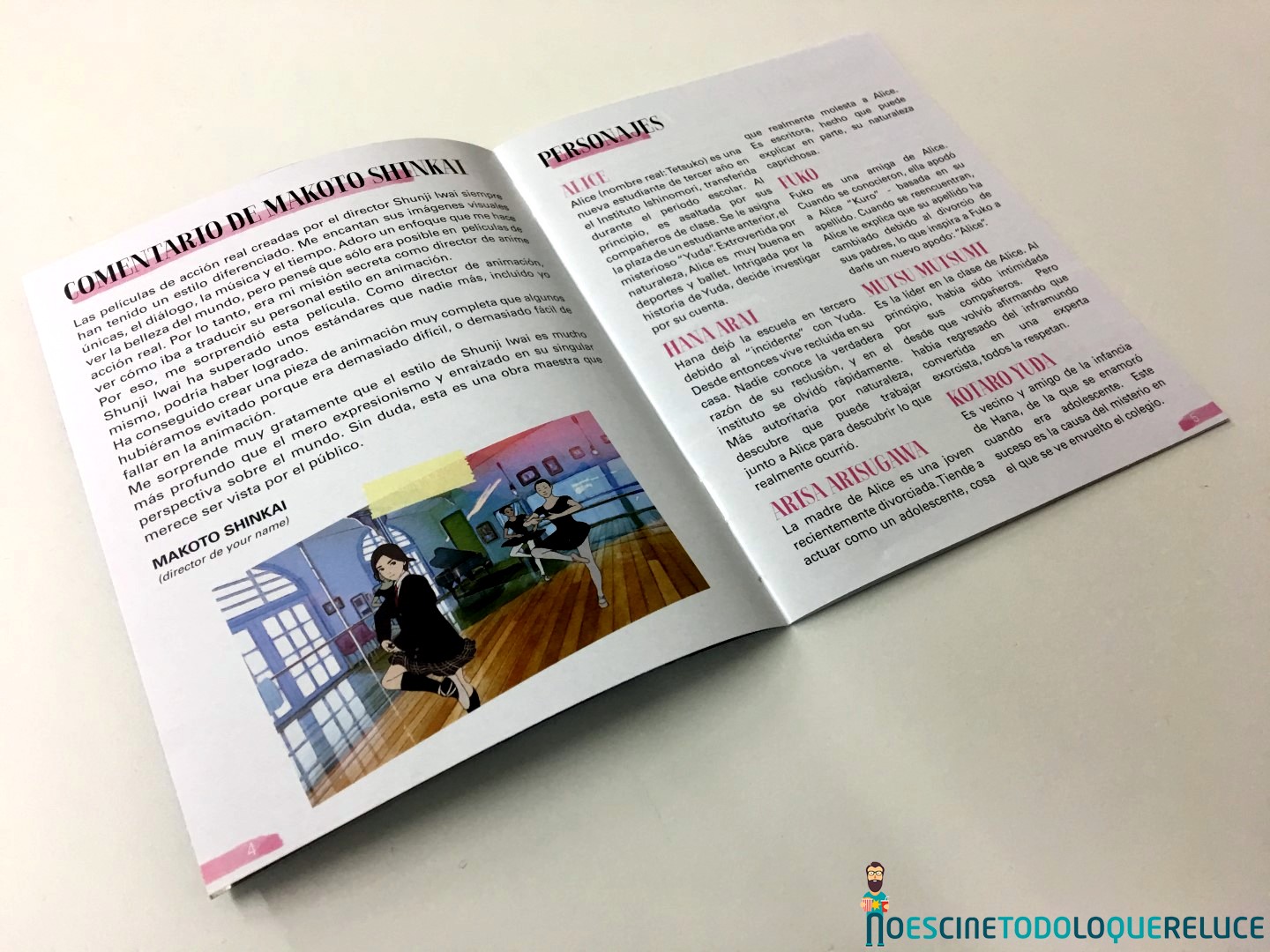 'El caso de Hana y Alice': Reportaje fotográfico y detalles de la edición Blu-ray