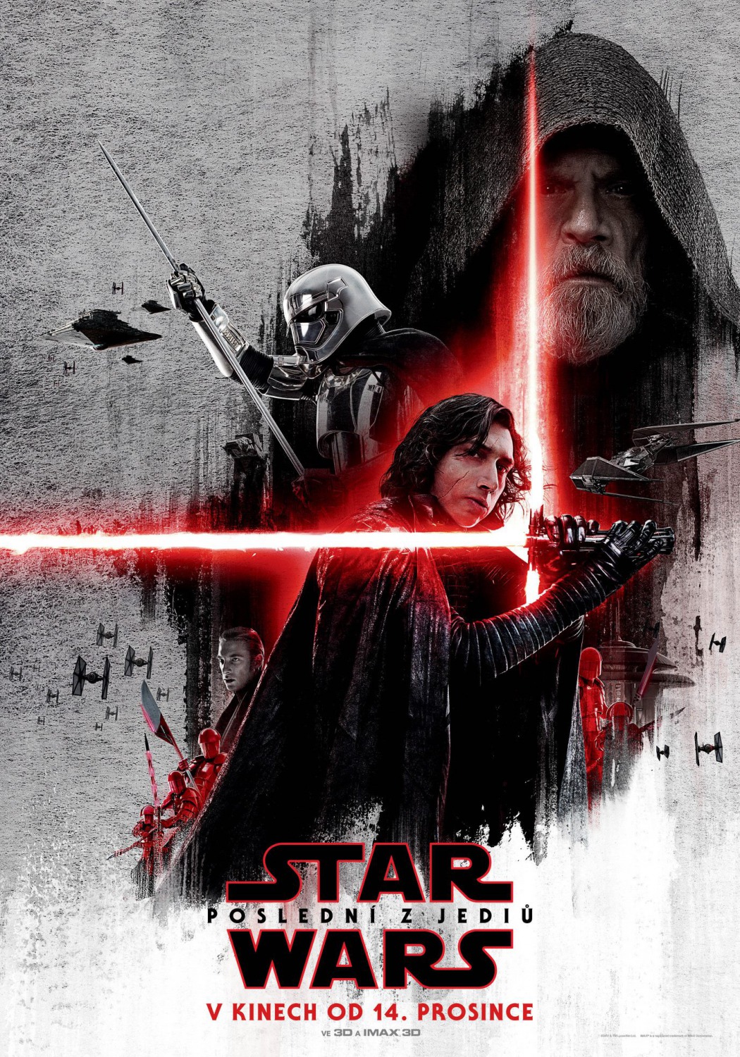 'Star Wars: los últimos Jedi': Kylo Ren al frente del nuevo póster checo