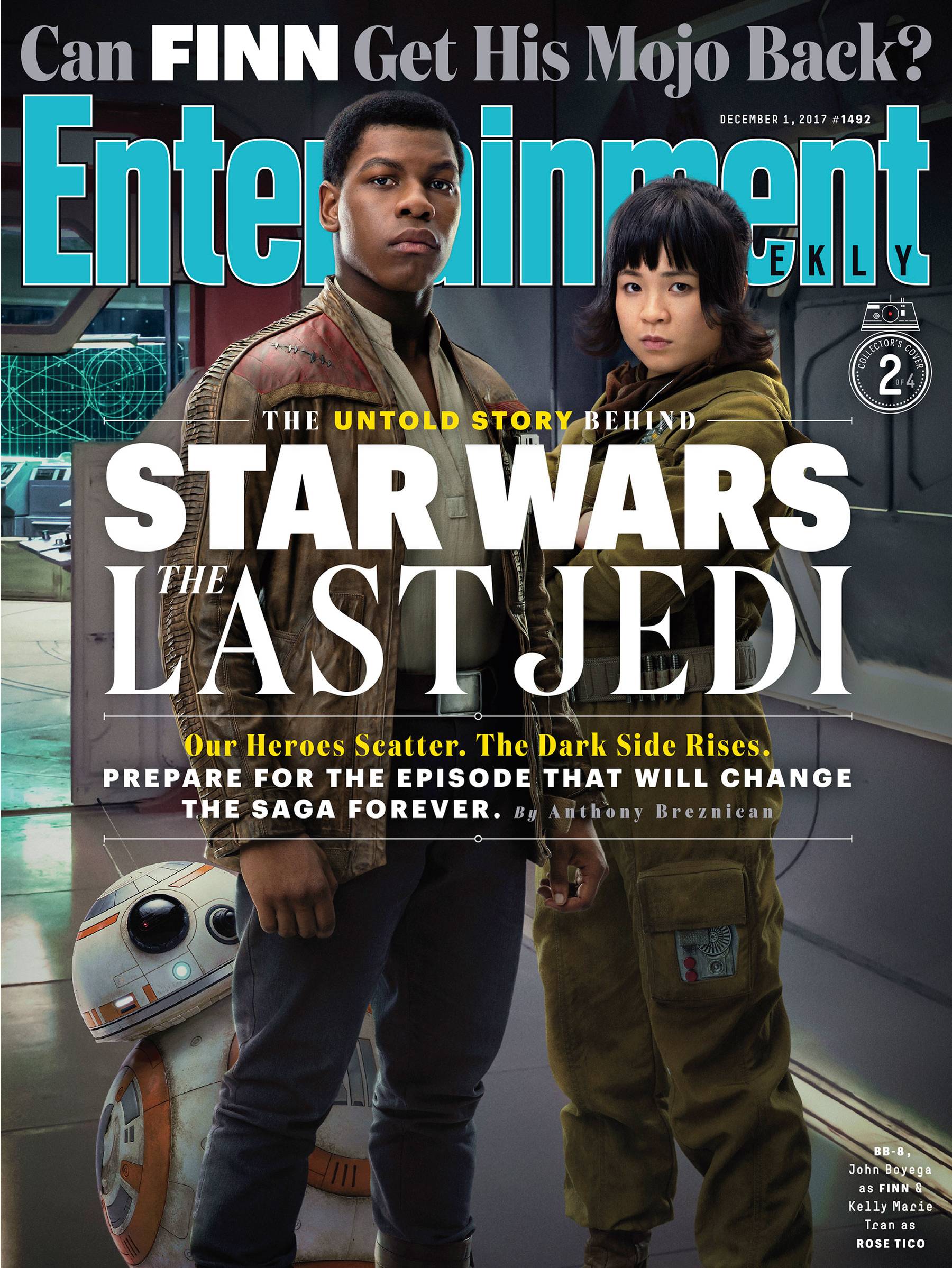'Star Wars: los últimos Jedi': Cuatro portadas de EW y amplia remesa de nuevas fotos