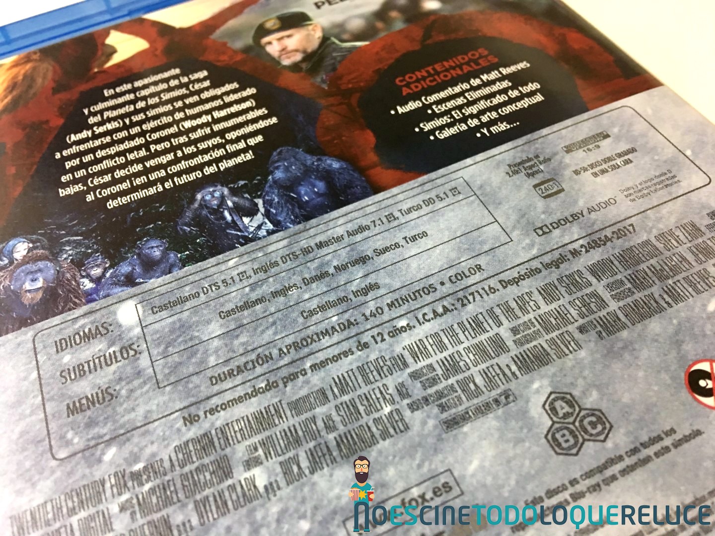 La Guerra del Planeta de los Simios (Bluray)