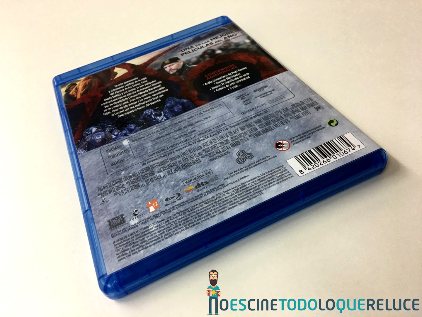 La Guerra del Planeta de los Simios (Bluray)