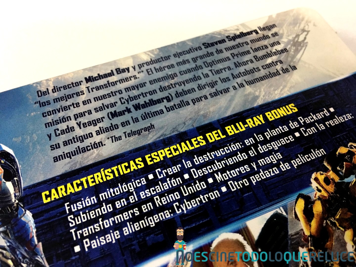 'Transformers: El último caballero': Reportaje fotográfico y análisis de la edición metálica (Blu-ray 3D)