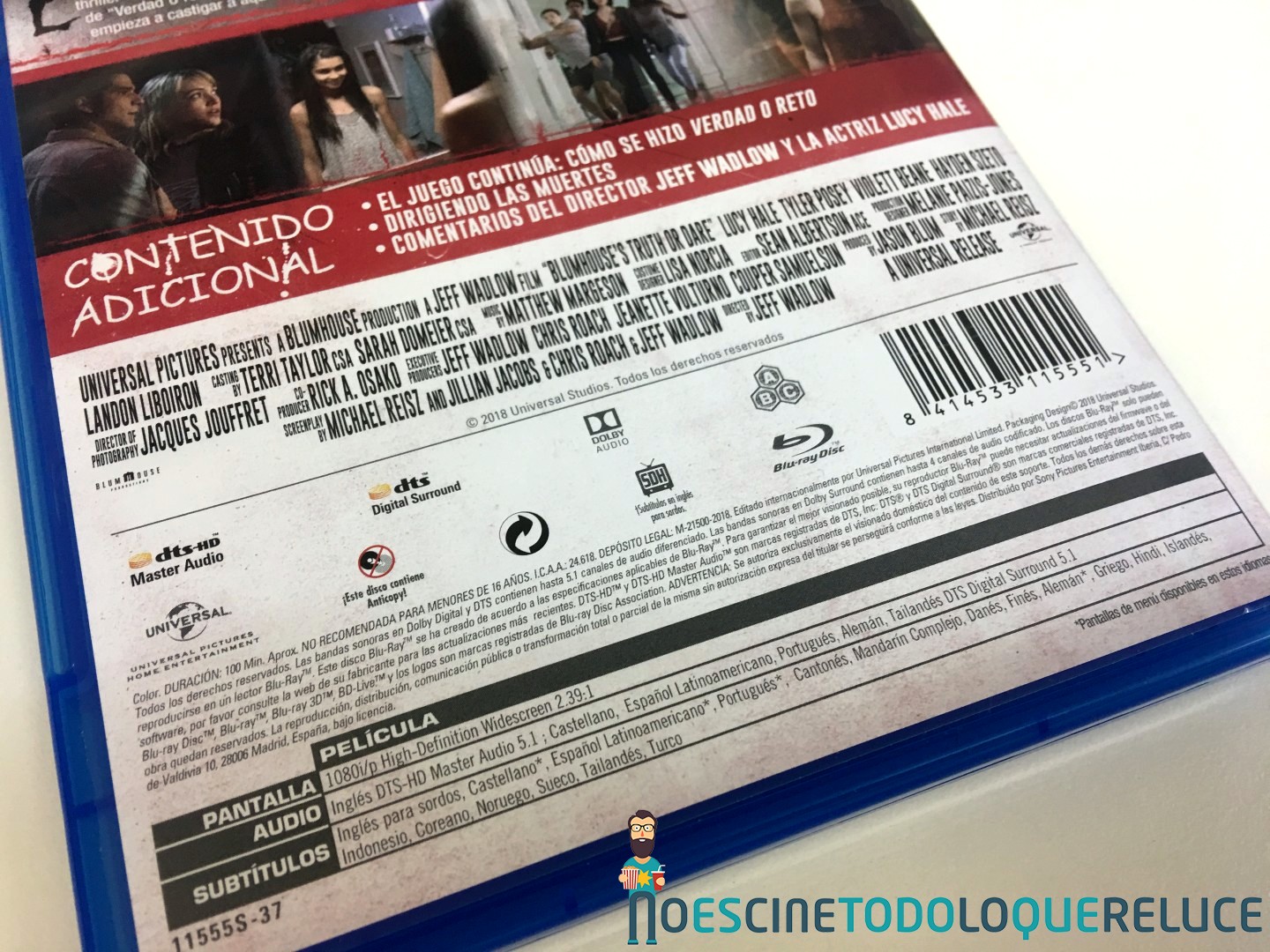 Verdad O Reto Peli Version Extendida Verdad o reto': Reportaje fotográfico y análisis de la edición Blu-ray - No  es cine todo lo que reluce