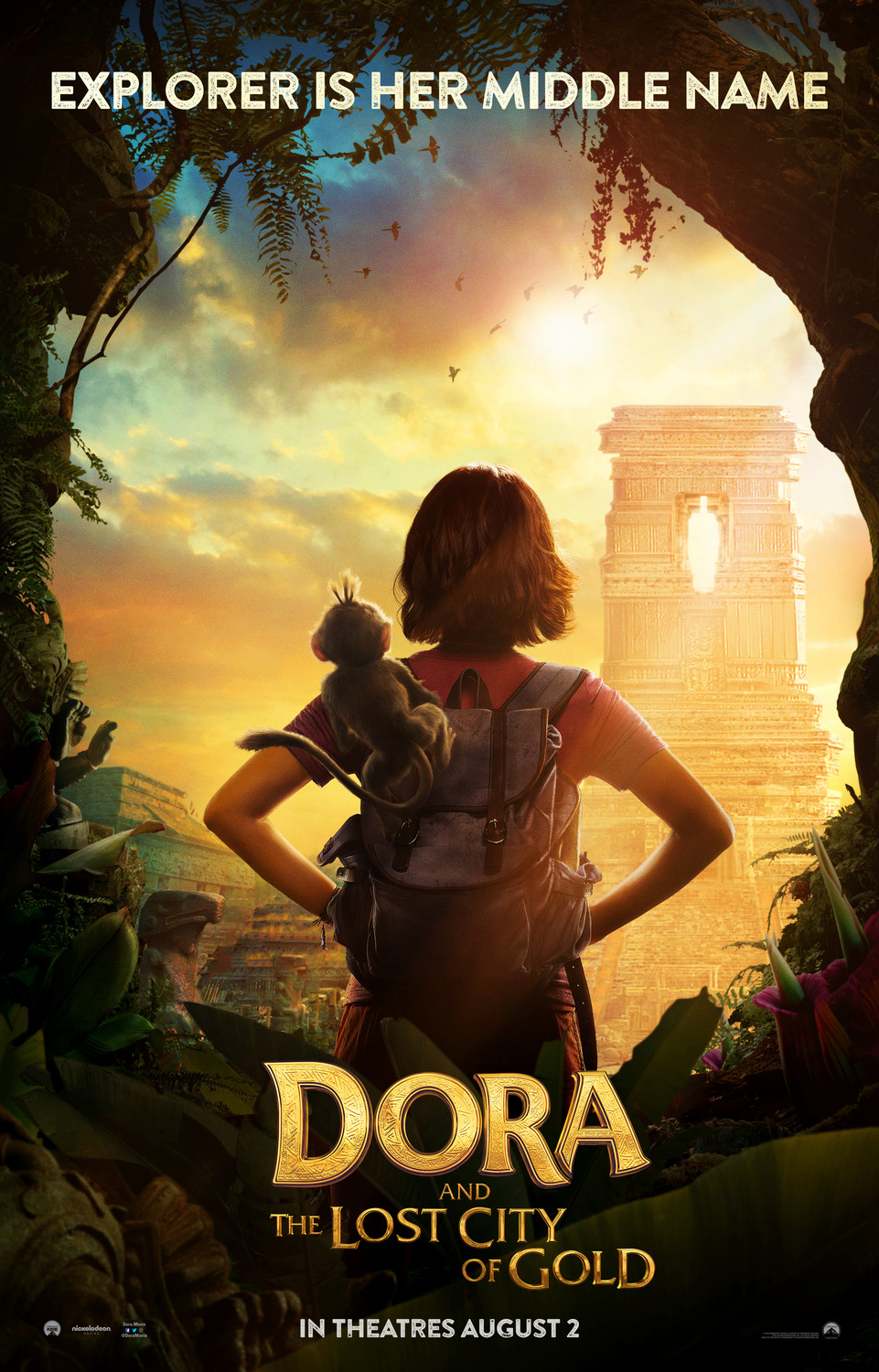'Dora and the Lost City of Gold': Primeros pósters de la película de acción real de 'Dora la Exploradora'