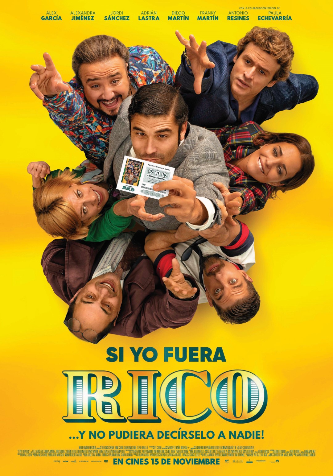 Si yo fuera rico Póster de la comedia con Álex García y Alexandra Jiménez Si yo fuera rico Póster de la comedia con Álex García y Alexandra Jiménez