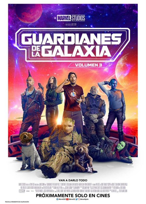 Guardianes en la Galaxia Vol 3 . Película de la semana
